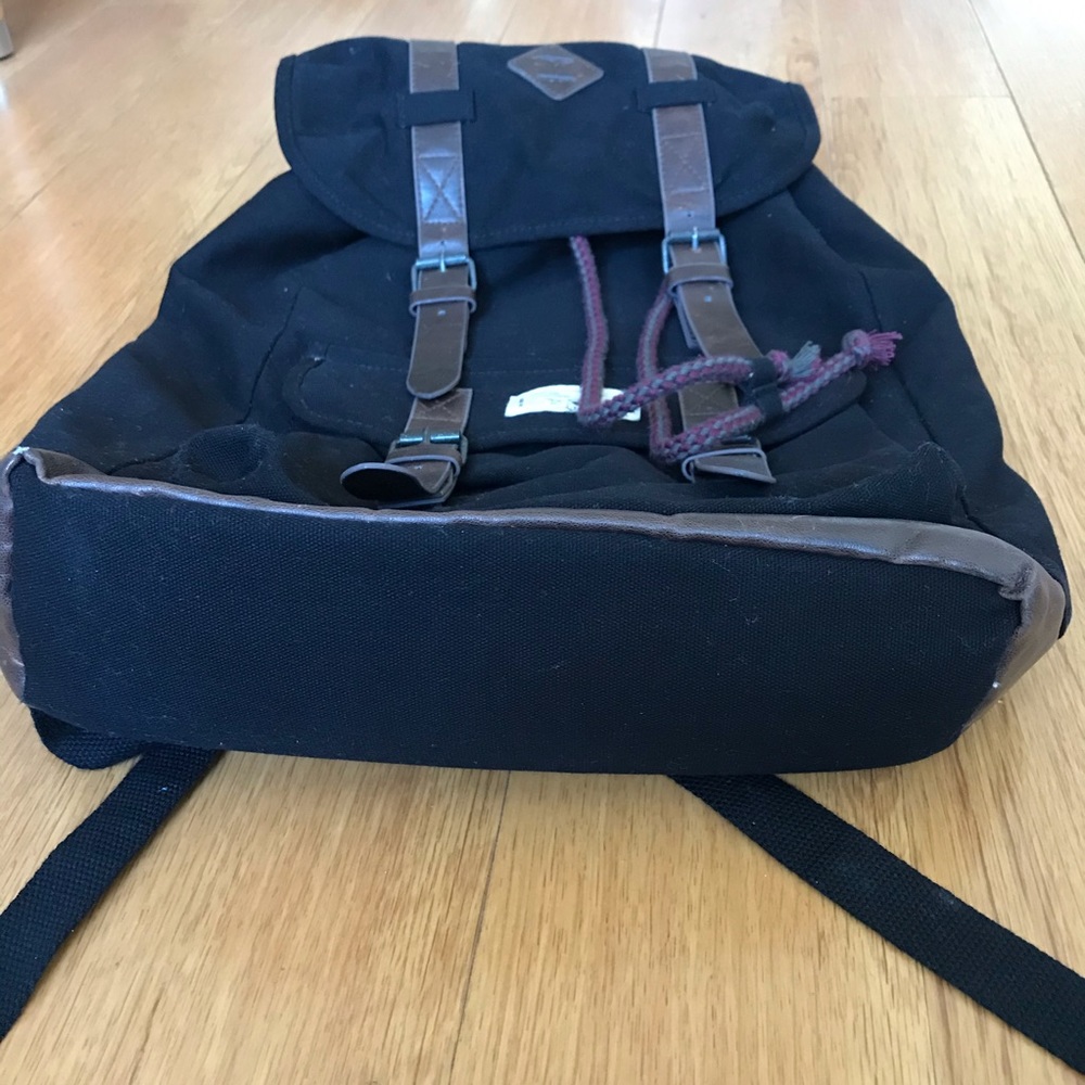 Black Backpack With Drawstring Closure - image 7